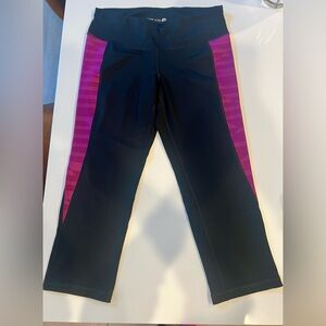 Old Navy ACTIVE Black and Pink Leggings